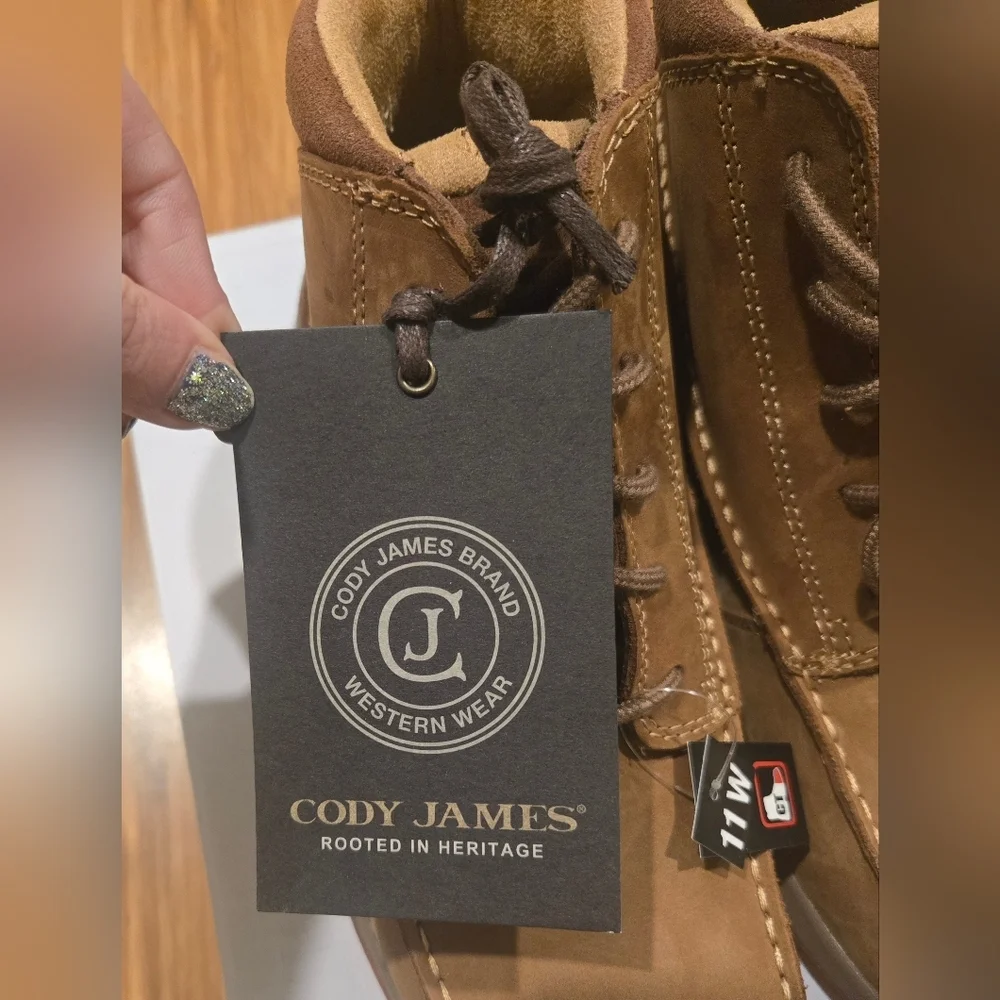 NWT Cody James Brown Leather Boots
